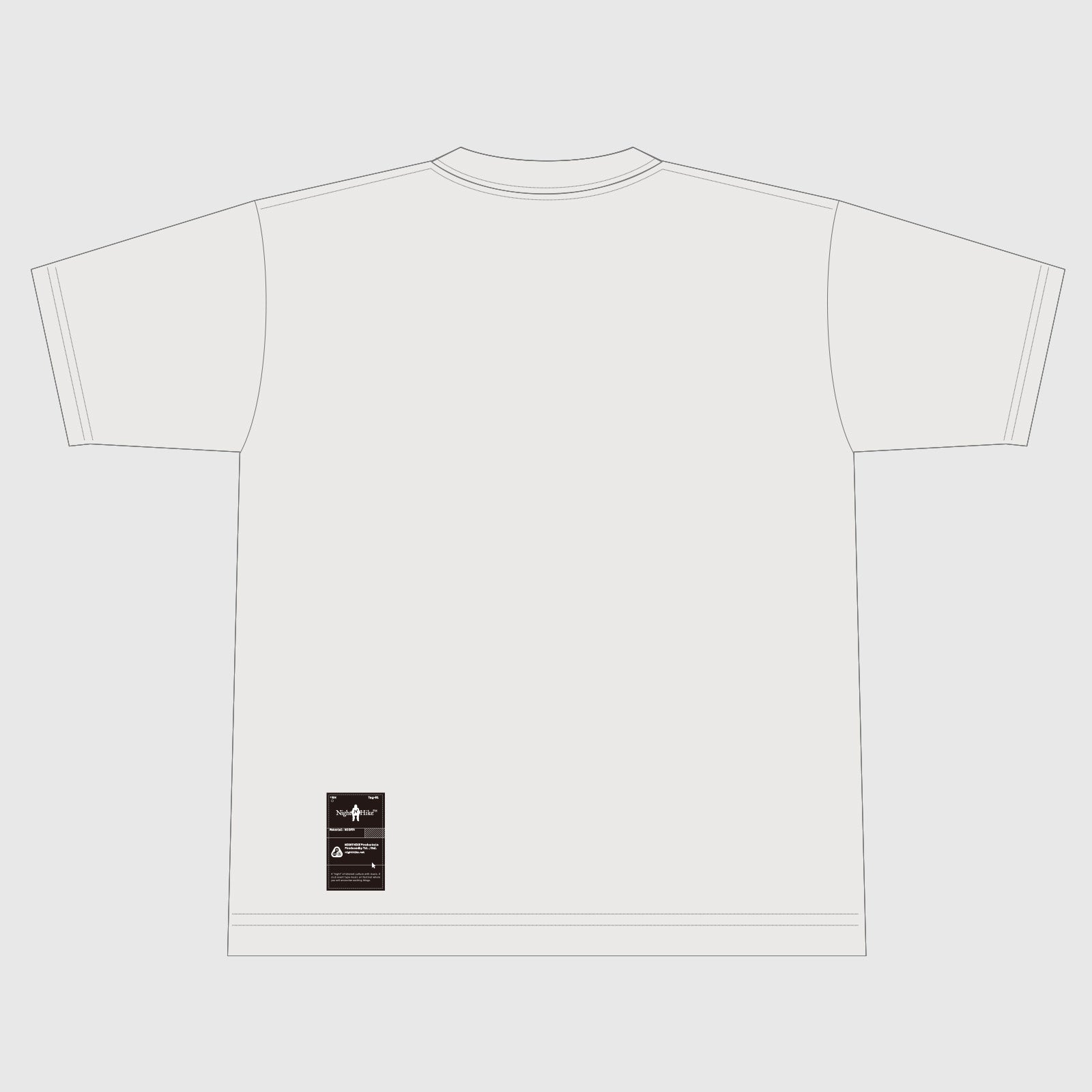 GRAPHIC TEE with ナイトハイクちゃん