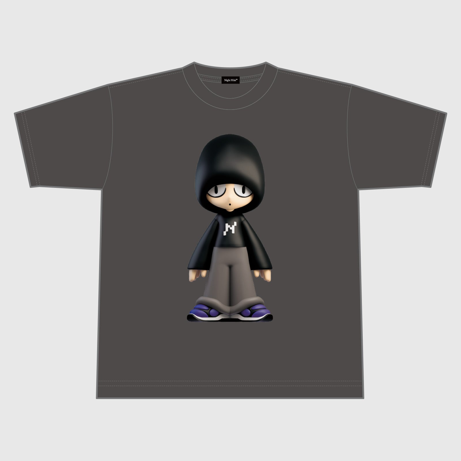 GRAPHIC TEE with ナイトハイクくん